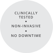 Clinically tested non-invasive no downtime