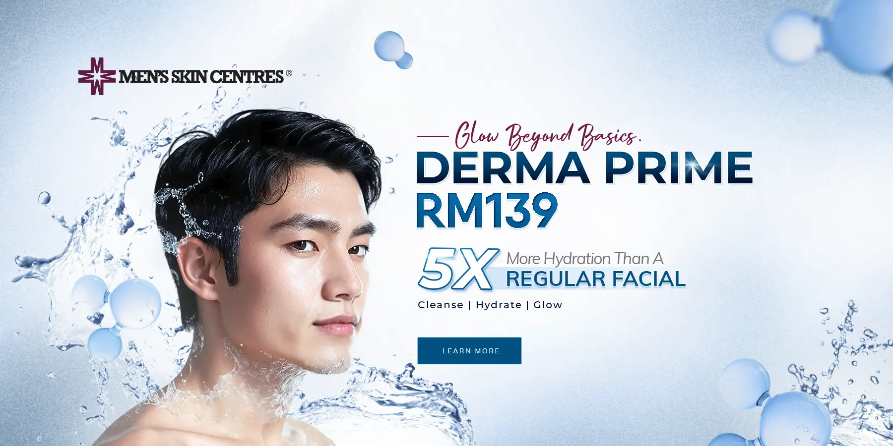 Derma Prime Facial Treatment RM139 for 5X Hydration