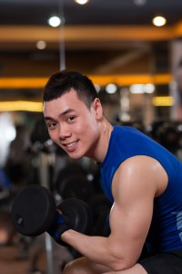 Asian sportsman