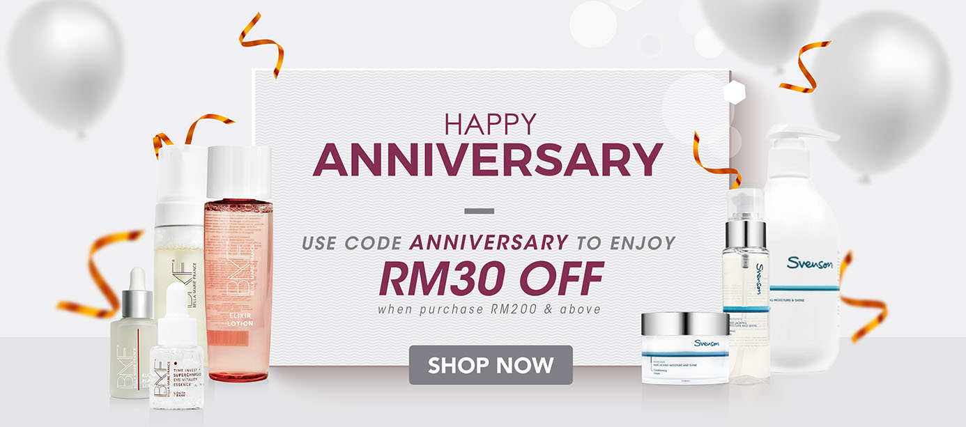 Happy Anniversary RM30 Off
